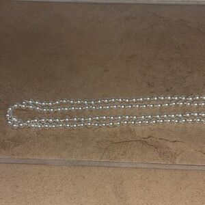 Elegant White Pearl Necklace